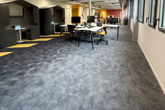 Pose de revêtements de sols par le Groupe Boulfray